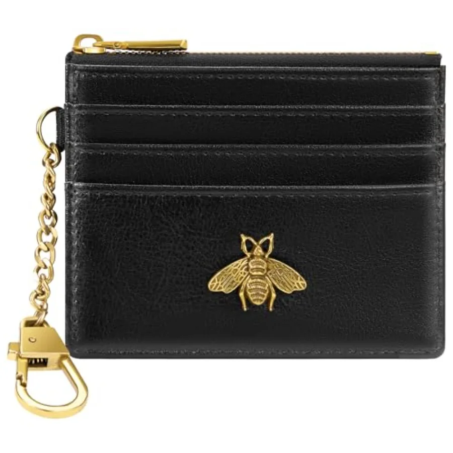 SEAVILIA Card Holder Keychain Wallet for Women with ID Window RFID Coin Purse Bee Gifts Slim Minimalist Small Wallet
SEAVILIA Card Holder Keychain Wallet for Women with ID Window RFID Coin Purse Bee Gifts Slim Minimalist Small Wallet