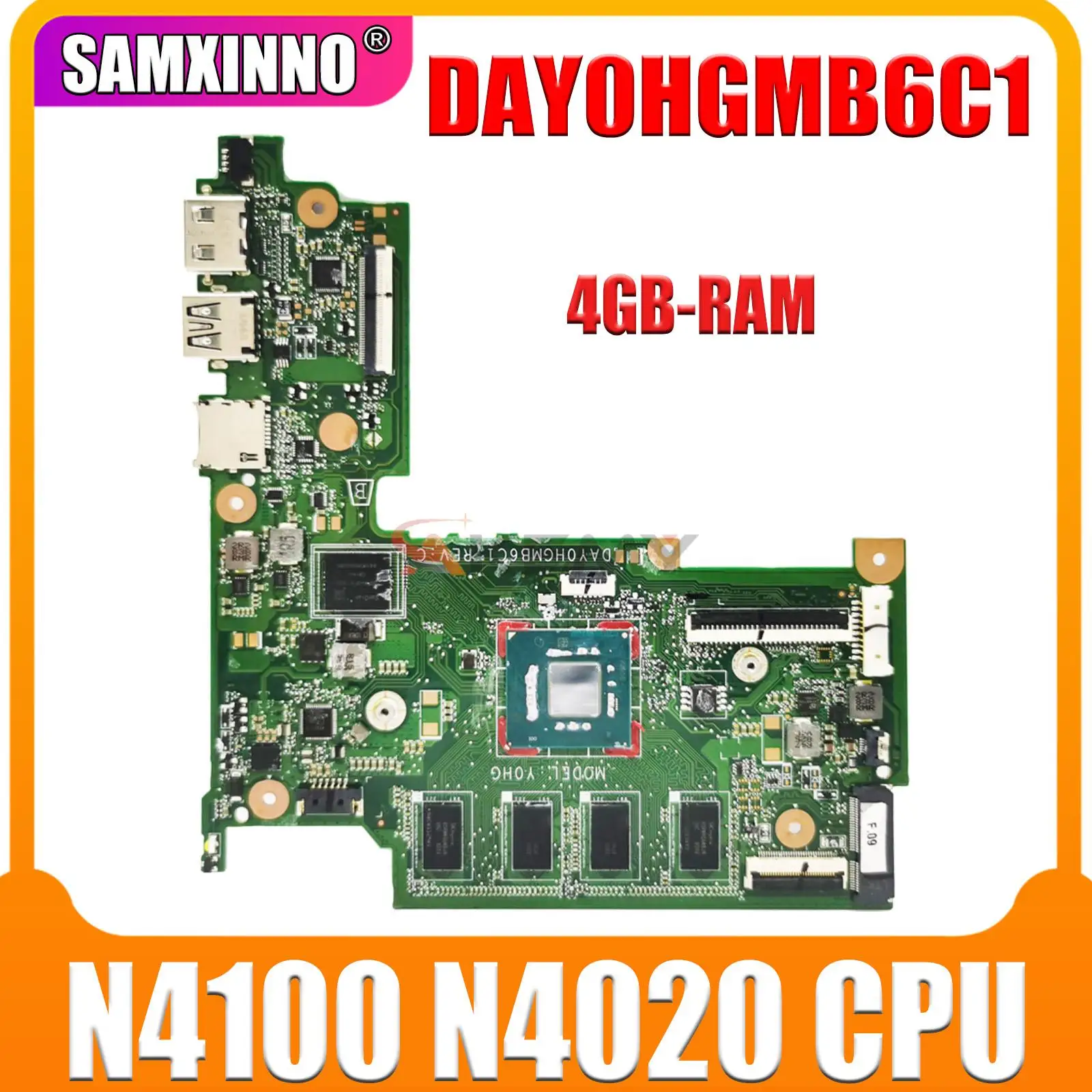 For HP 11-AH Notebook Mainboard DAY0HGMB6C1 L23458-601 SR3S1 4GB RAM 11-AH109DX 11-AH111DX Laptop Motherboard Stream 100% Tested
For HP 11-AH Notebook Mainboard DAY0HGMB6C1 L23458-601 SR3S1 4GB RAM 11-AH109DX 11-AH111DX Laptop Motherboard Stream 100% Tested