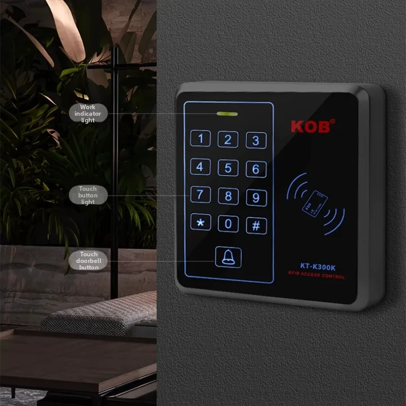 KOB Metal Waterproof Access Control System All-in-One Office Wooden Door Smart Electronic Password Card-Reading Lock
KOB Metal Waterproof Access Control System All-in-One Office Wooden Door Smart Electronic Password Card-Reading Lock