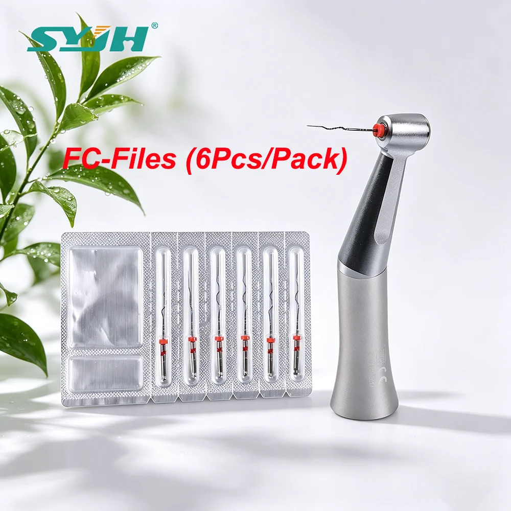 SYJH Dental Heat Activated Canal Root Fc-Files 6Pcs/Pack Wave-shaped Design 25/30mm For Dentistry Endodontic Treatment Tool
SYJH Dental Heat Activated Canal Root Fc-Files 6Pcs/Pack Wave-shaped Design 25/30mm For Dentistry Endodontic Treatment Tool
