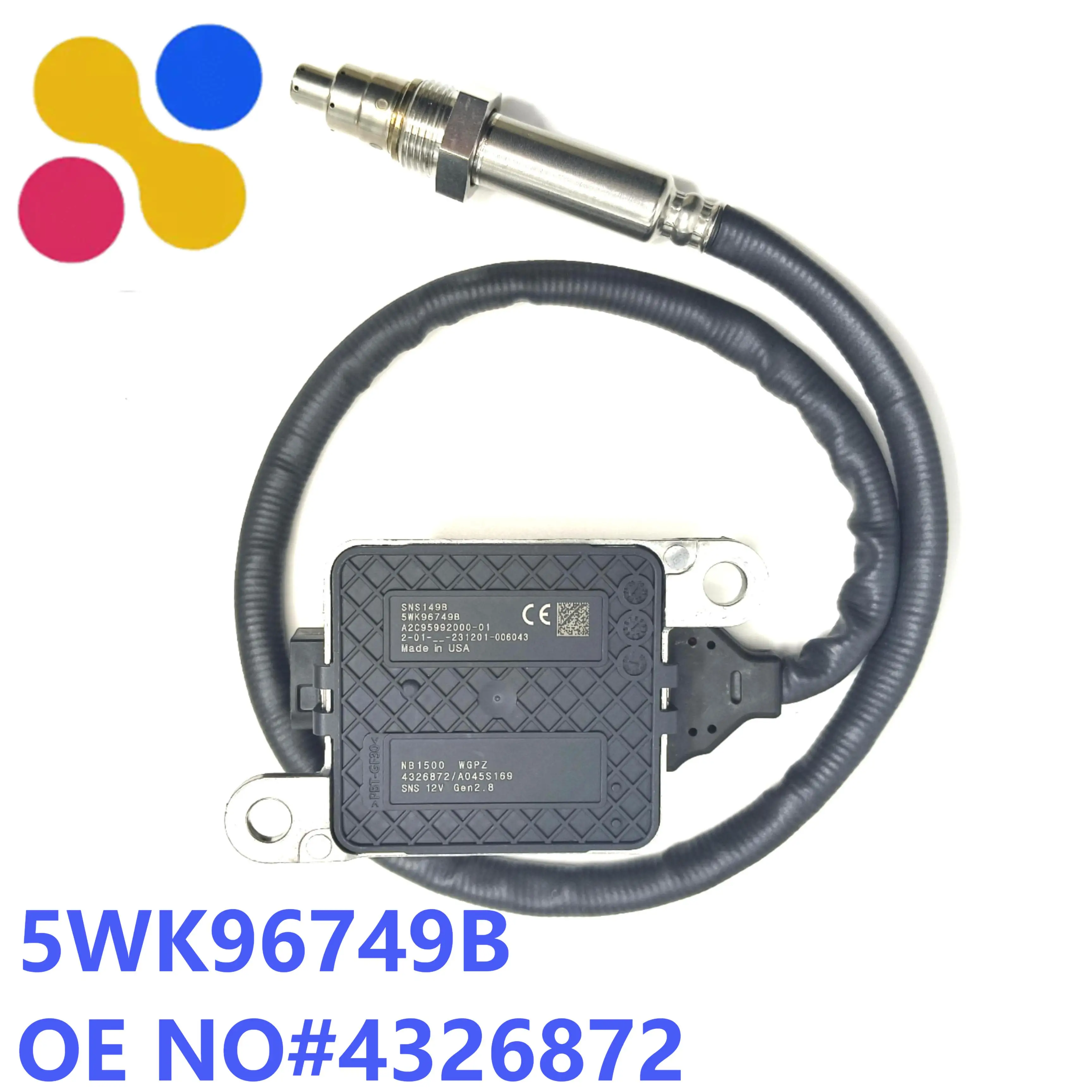 4326872 5WK96749B New Nitrogen Oxygen NOx Sensor For Cummins 12V Nitrogen Oxide Sensor A045S169 SNS149B Truck Parts
4326872 5WK96749B New Nitrogen Oxygen NOx Sensor For Cummins 12V Nitrogen Oxide Sensor A045S169 SNS149B Truck Parts