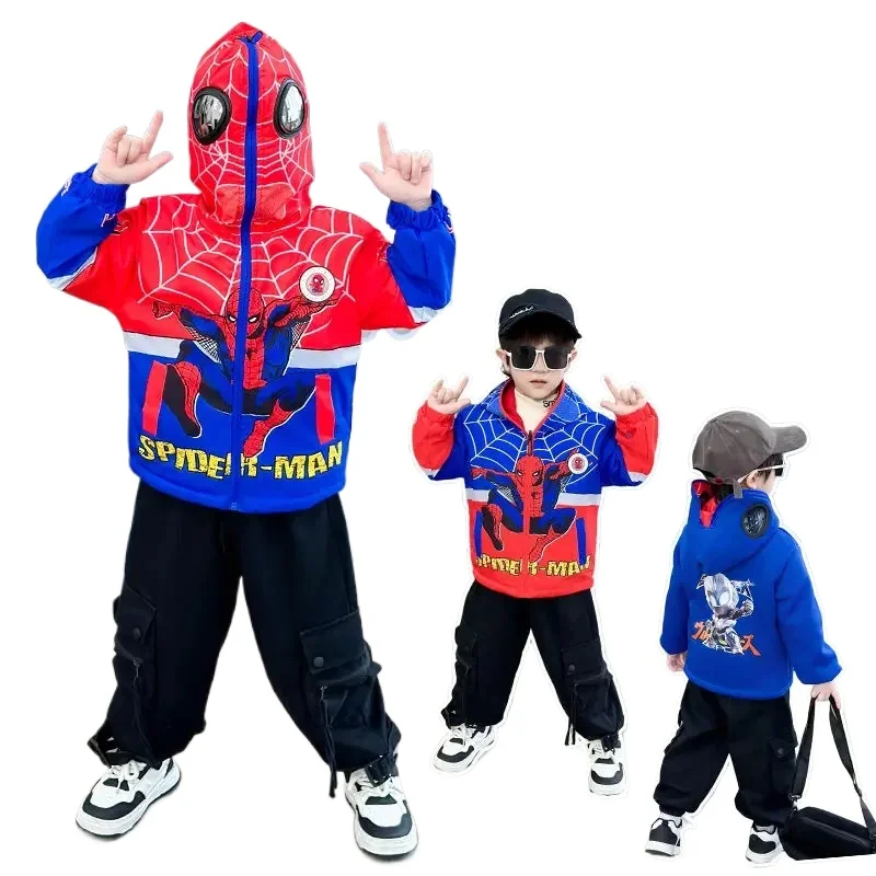 Spiderman boys winter thickened warm coat windbreaker Marvel student sports reversible cartoon jacket children's clothing gift
Spiderman boys winter thickened warm coat windbreaker Marvel student sports reversible cartoon jacket children's clothing gift
