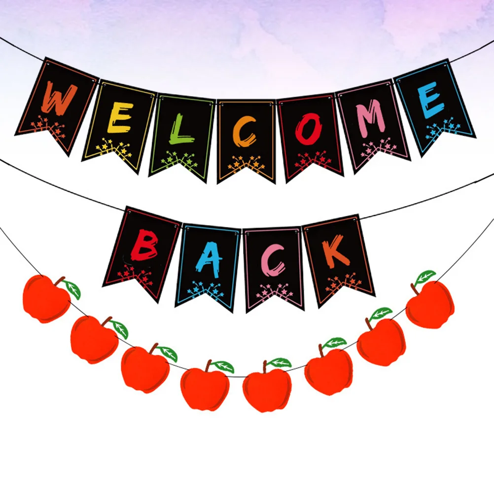 Back to School Season Pull Flag Banner The Decorative Back-to-school Party Decoration
Back to School Season Pull Flag Banner The Decorative Back-to-school Party Decoration
