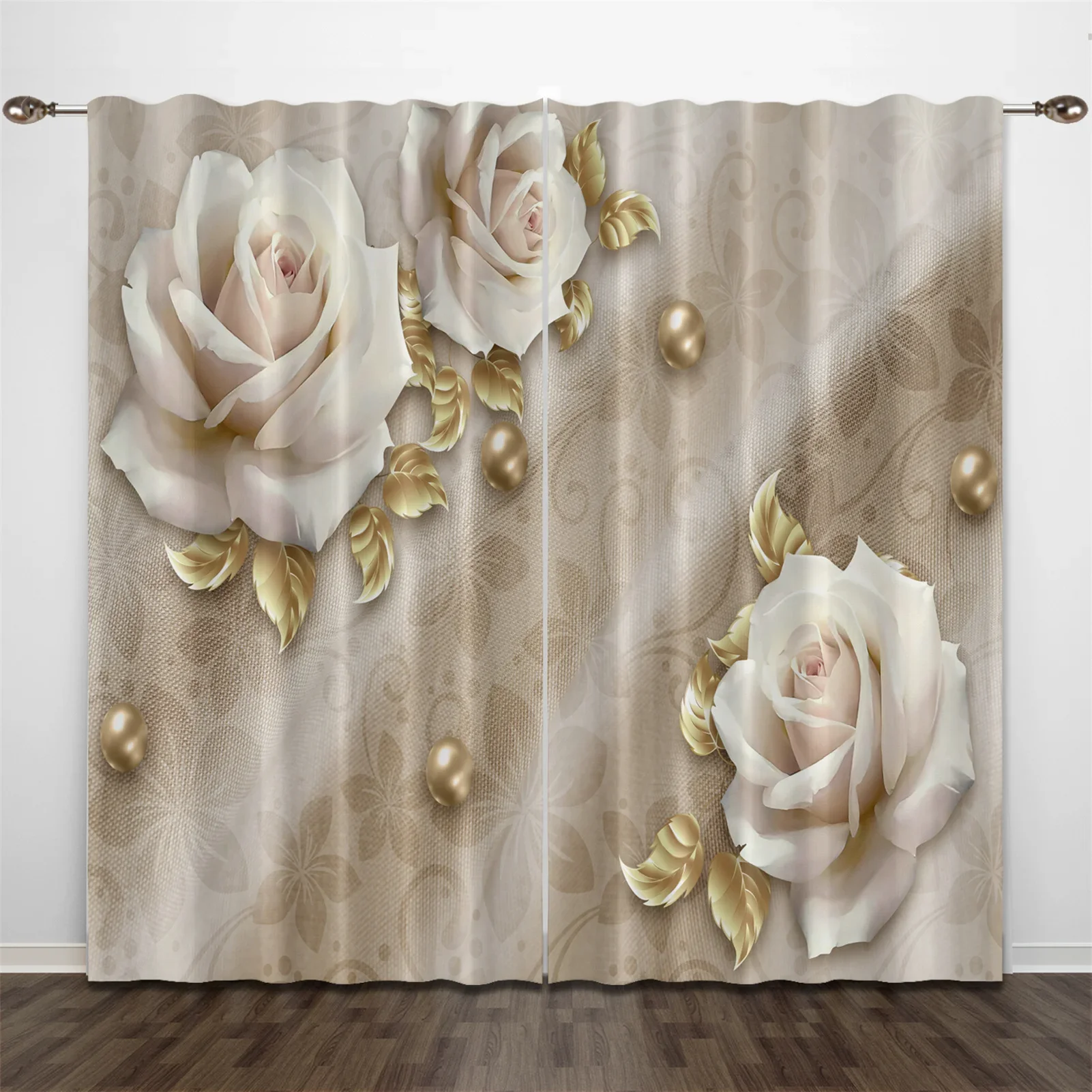 3d Wall Rose Flower Yellow Luxury Light Filtering Drapes Flower Theme Decorative 2 Panels Thin Curtains For Bedroom Living Room
3d Wall Rose Flower Yellow Luxury Light Filtering Drapes Flower Theme Decorative 2 Panels Thin Curtains For Bedroom Living Room