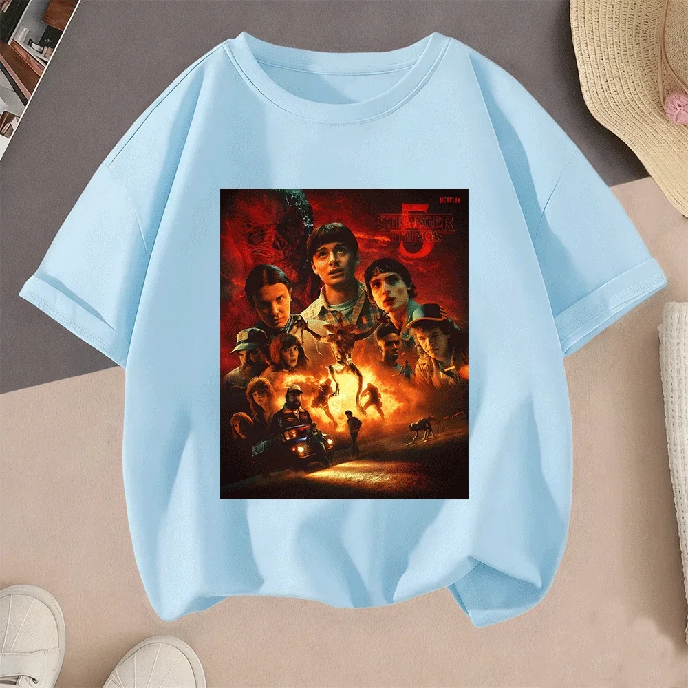 New Summer Hot Selling Casual Short Sleeve T Shirts 2026 2D Stranger Things Print For Kids Youth Girls Boys
New Summer Hot Selling Casual Short Sleeve T Shirts 2026 2D Stranger Things Print For Kids Youth Girls Boys