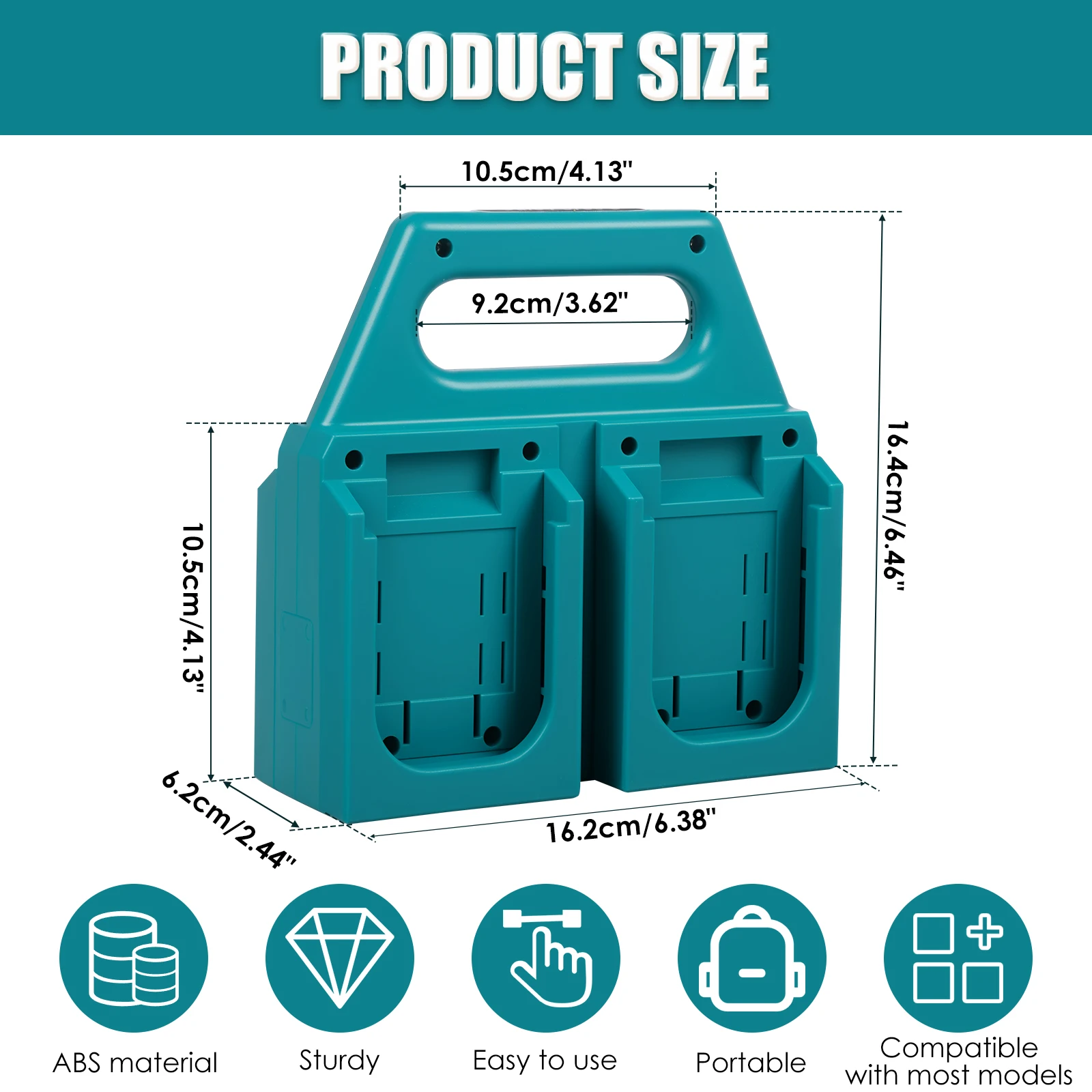 For Easy Storage and Transport 6/4 Slot Battery Holder for Makita 18V&14.4V Portable and Rugged Battery Case Compact Organizer
For Easy Storage and Transport 6/4 Slot Battery Holder for Makita 18V&14.4V Portable and Rugged Battery Case Compact Organizer