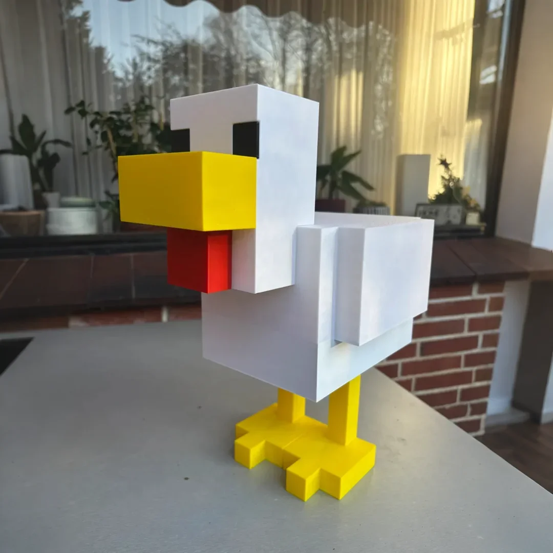 Charming and Cute Pixel Chicken Statue Artistically Crafted Animal Decoration Suitable for Homs Office small decorative ornament
Charming and Cute Pixel Chicken Statue Artistically Crafted Animal Decoration Suitable for Homs Office small decorative ornament