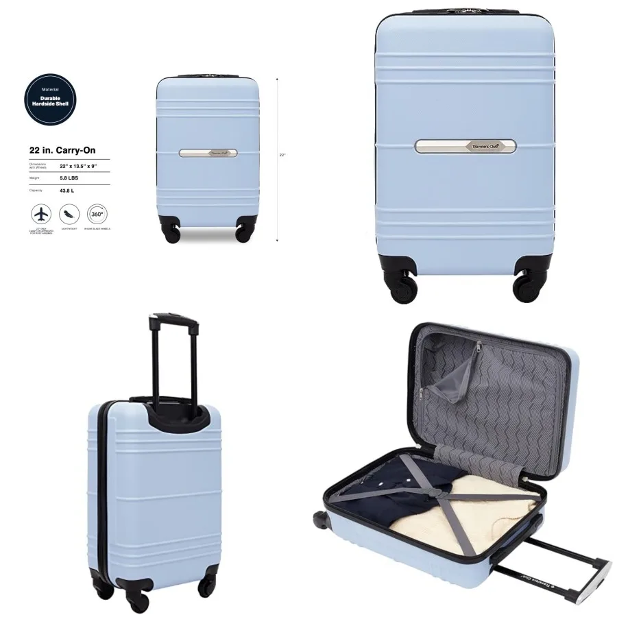 22" Richmond Spinner Carry-On Luggage
22" Richmond Spinner Carry-On Luggage