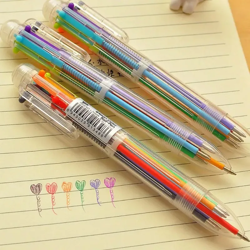 6-color Ballpoint Pen Marking Creative Stationery Pen 6-color Integrated Writing School Office Supplies Painting Creation
6-color Ballpoint Pen Marking Creative Stationery Pen 6-color Integrated Writing School Office Supplies Painting Creation