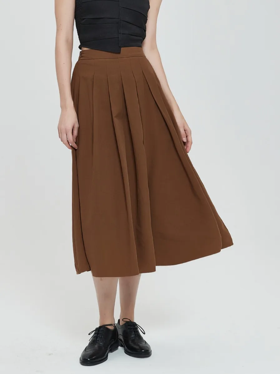 Lace Hem A-Line Skirt Silk Cotton Blend Lightweight Spring Summer High Waist Long Skirt Vintage Style Pleated Half Body Skirt
Lace Hem A-Line Skirt Silk Cotton Blend Lightweight Spring Summer High Waist Long Skirt Vintage Style Pleated Half Body Skirt