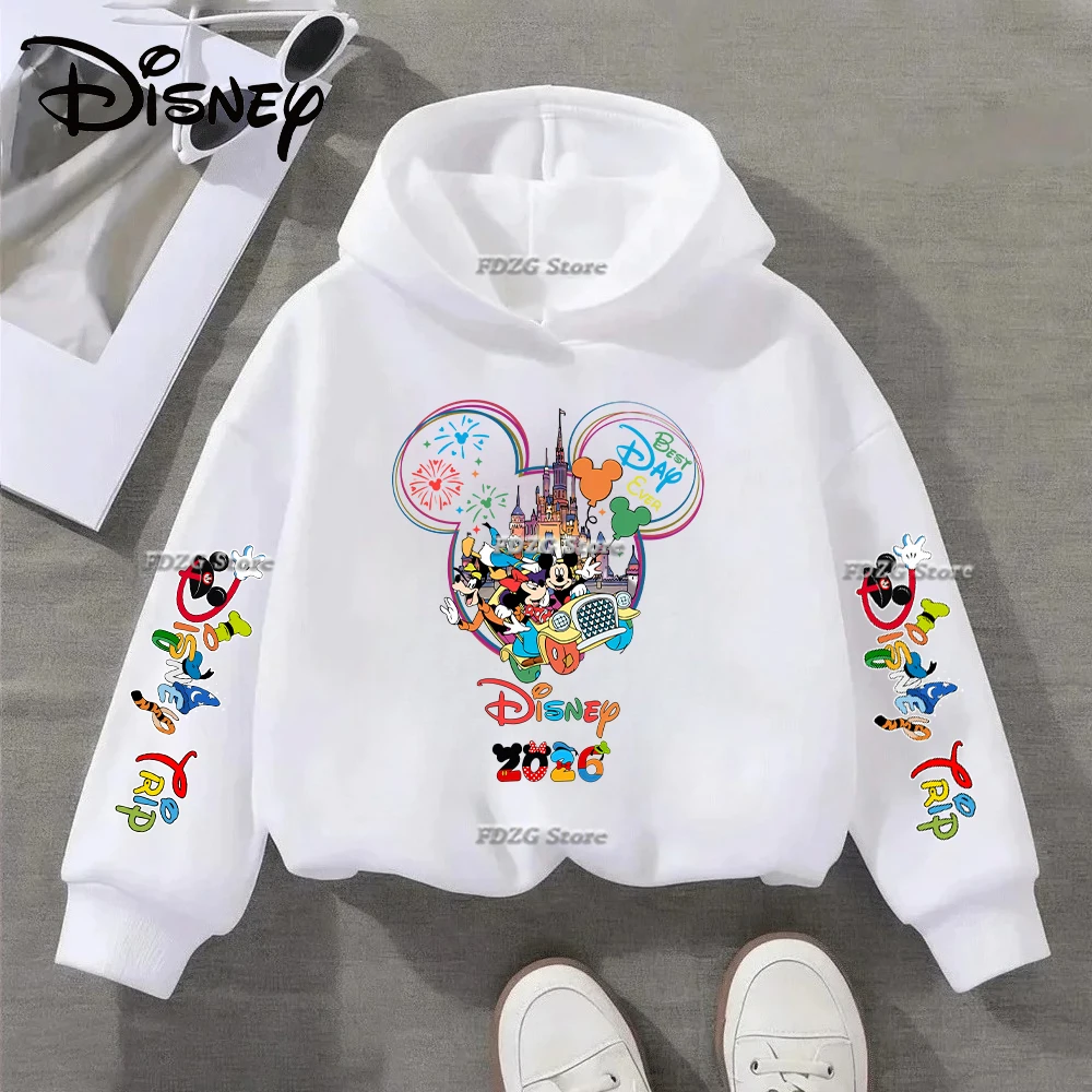 Spring Autumn Disney Vacation Print Children Hooded Pullovers Casual Fleece Cartoons Kawaii Kid Sweatshirt Fashion Girl Clothes
Spring Autumn Disney Vacation Print Children Hooded Pullovers Casual Fleece Cartoons Kawaii Kid Sweatshirt Fashion Girl Clothes