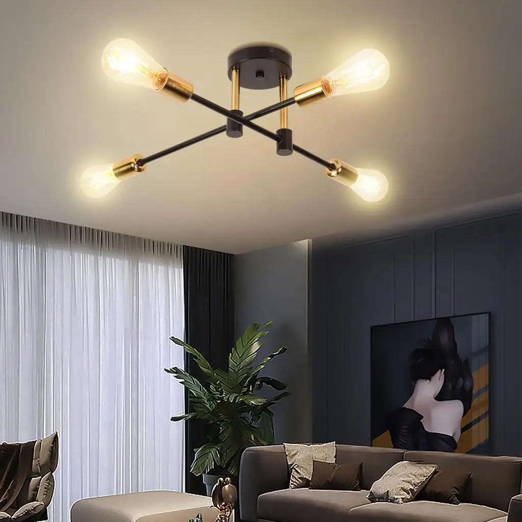 Modern Sputnik Chandelier Nordic Ceiling Lamp Vintage Ceiling Light Bedroom Living Room Home Decor Lighting Fixture plafonnier
Modern Sputnik Chandelier Nordic Ceiling Lamp Vintage Ceiling Light Bedroom Living Room Home Decor Lighting Fixture plafonnier