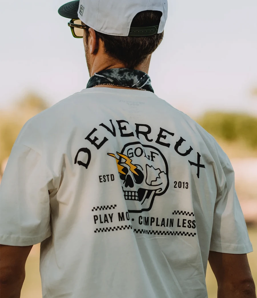 DEVEREUXE GOLF 24 New Summer Style Skull Short-sleeved T-shirt Outdoor Sports Clothes Breathable Golf Top Clothing
DEVEREUXE GOLF 24 New Summer Style Skull Short-sleeved T-shirt Outdoor Sports Clothes Breathable Golf Top Clothing