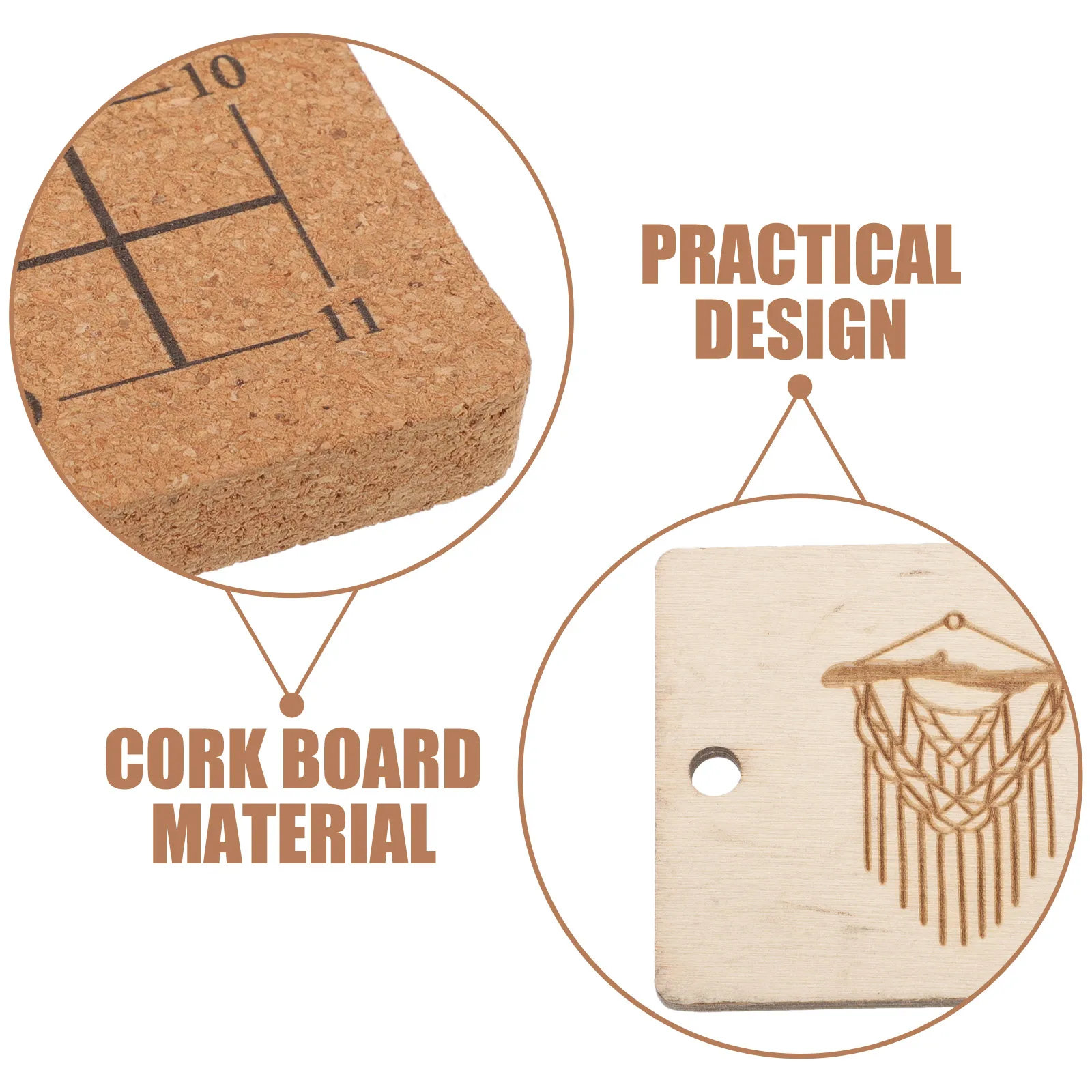 Woven Cork Board Decorative Display Needle Macrame and Knotting Projects Boards Macramé Kit
Woven Cork Board Decorative Display Needle Macrame and Knotting Projects Boards Macramé Kit