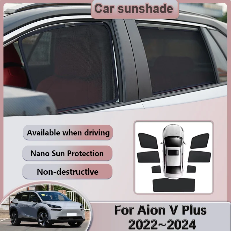 Custom Sunshade For Aion V Plus 2022 2023 2024 Car Mesh Sun SVisor Window Magnetic hades Sunscreen Privacy Curtain Accessories
Custom Sunshade For Aion V Plus 2022 2023 2024 Car Mesh Sun SVisor Window Magnetic hades Sunscreen Privacy Curtain Accessories