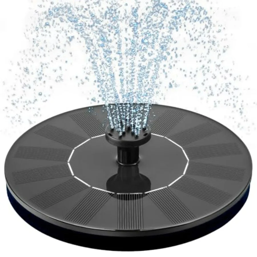 1W Solar Bird Bath Fountain Pump, Solar Fountain, Free Standing Floating Solar Powered Water Fountain Pump for Bird Bath, Garde
1W Solar Bird Bath Fountain Pump, Solar Fountain, Free Standing Floating Solar Powered Water Fountain Pump for Bird Bath, Garde