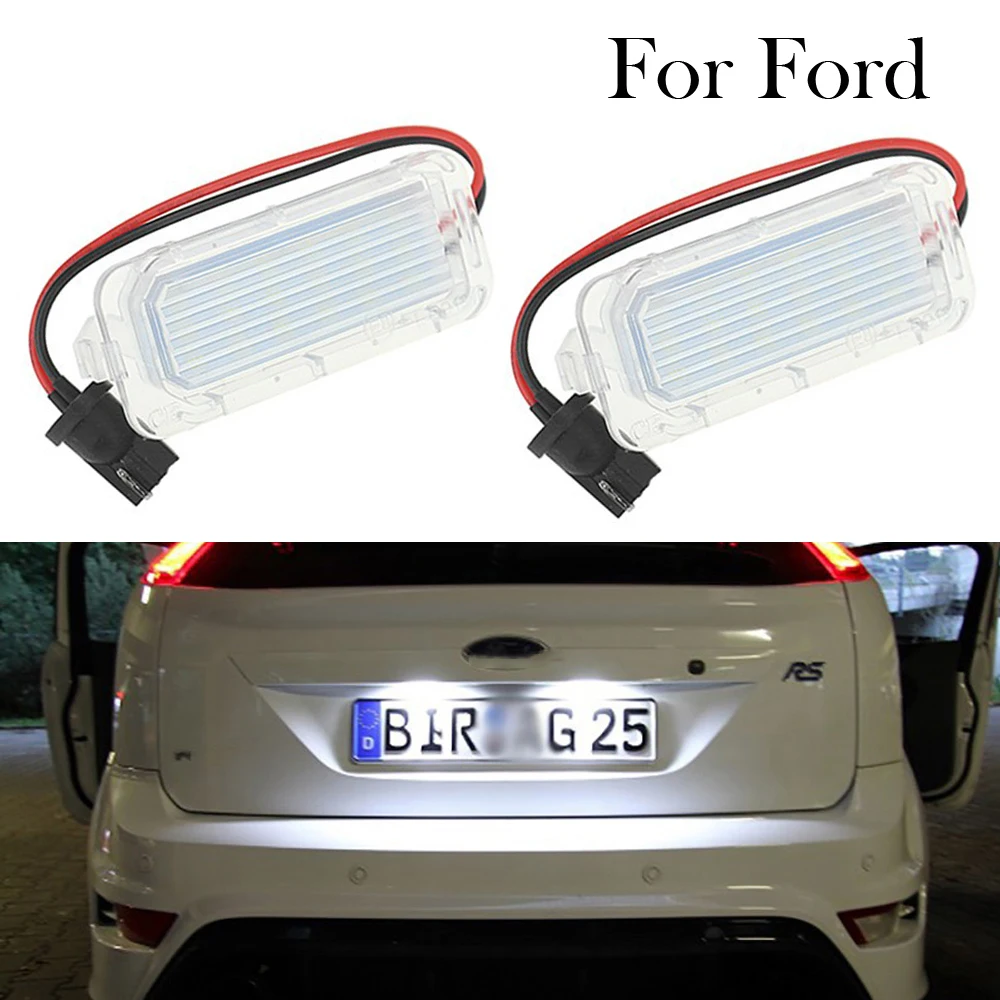 2 Pcs Canbus LED Car Number License Plate Light For Ford Focus 5D Fiesta Mondeo MK4 C-Max MK2 S-Max Kuga Galaxy White Auto Lamp
2 Pcs Canbus LED Car Number License Plate Light For Ford Focus 5D Fiesta Mondeo MK4 C-Max MK2 S-Max Kuga Galaxy White Auto Lamp
