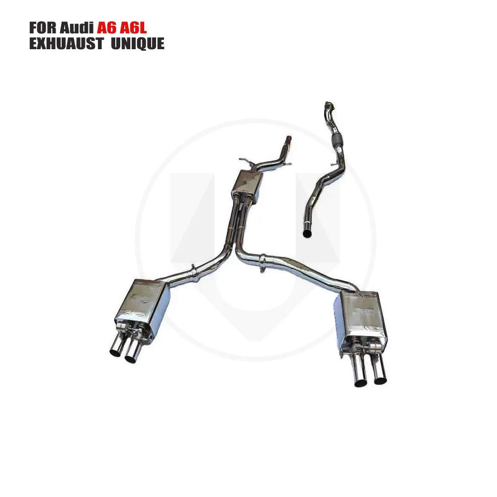UNIQUE Stainless Steel Exhaust System Manifold is Suitable for Audi A6 A6L Auto Modified Valve Muffler Downpipe With Catalyst
UNIQUE Stainless Steel Exhaust System Manifold is Suitable for Audi A6 A6L Auto Modified Valve Muffler Downpipe With Catalyst