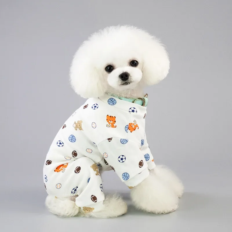 Pet Clothes for Teddy Cats Four-legged Clothes Spring and Autumn Pet Clothing for Home Wear Cotton Animal Patterns Pet Product
Pet Clothes for Teddy Cats Four-legged Clothes Spring and Autumn Pet Clothing for Home Wear Cotton Animal Patterns Pet Product