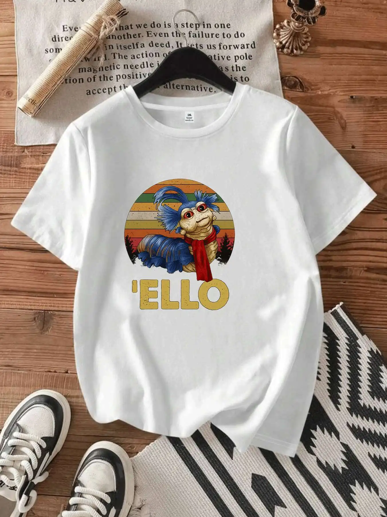 【1143771】Женская футболка больших размеров с круглым вырезом и короткими рукавами, эластичными полурукавами и модными принтами
【1143771】Женская футболка больших размеров с круглым вырезом и короткими рукавами, эластичными полурукавами и модными принтами