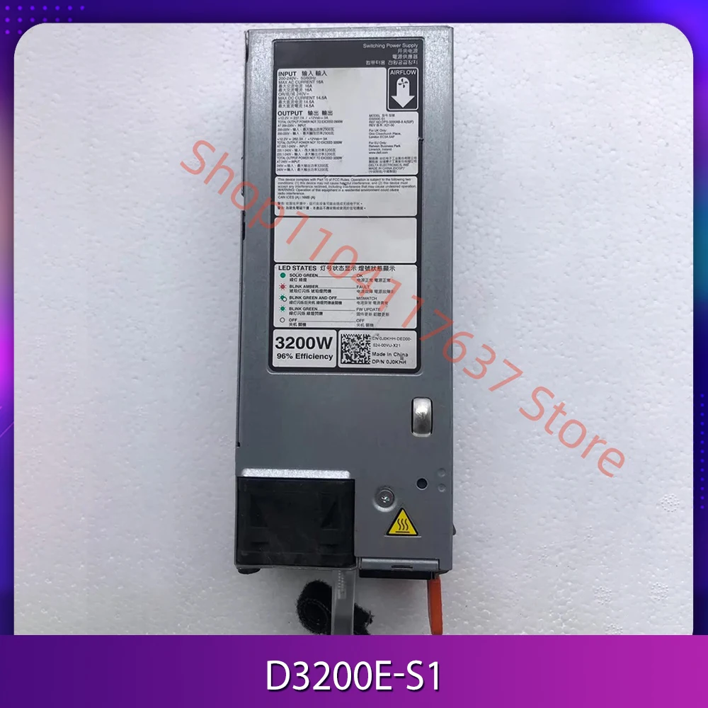 Server power module D3200E-S1 0J0KHH DPS-3200-9 A 3000W Pre-shipment test
Server power module D3200E-S1 0J0KHH DPS-3200-9 A 3000W Pre-shipment test