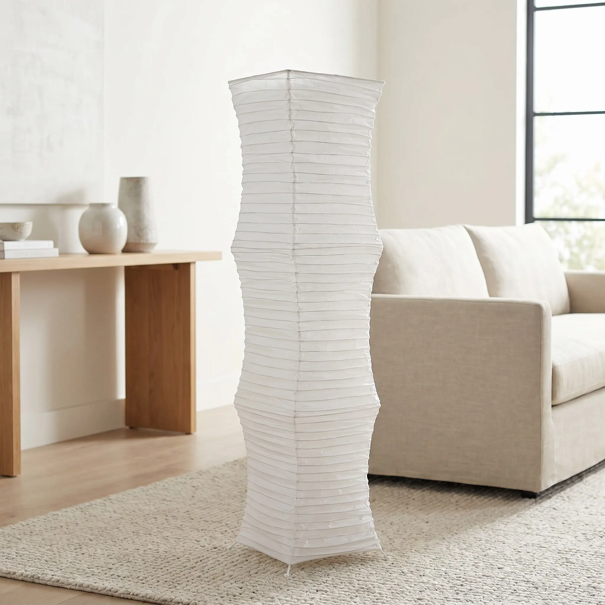 Foldable Japanese Paper Lampshade for Floor Lamp Replacement Soft Light Diffuser Stylish Living Room Office Bedroom Decor Lamp
Foldable Japanese Paper Lampshade for Floor Lamp Replacement Soft Light Diffuser Stylish Living Room Office Bedroom Decor Lamp