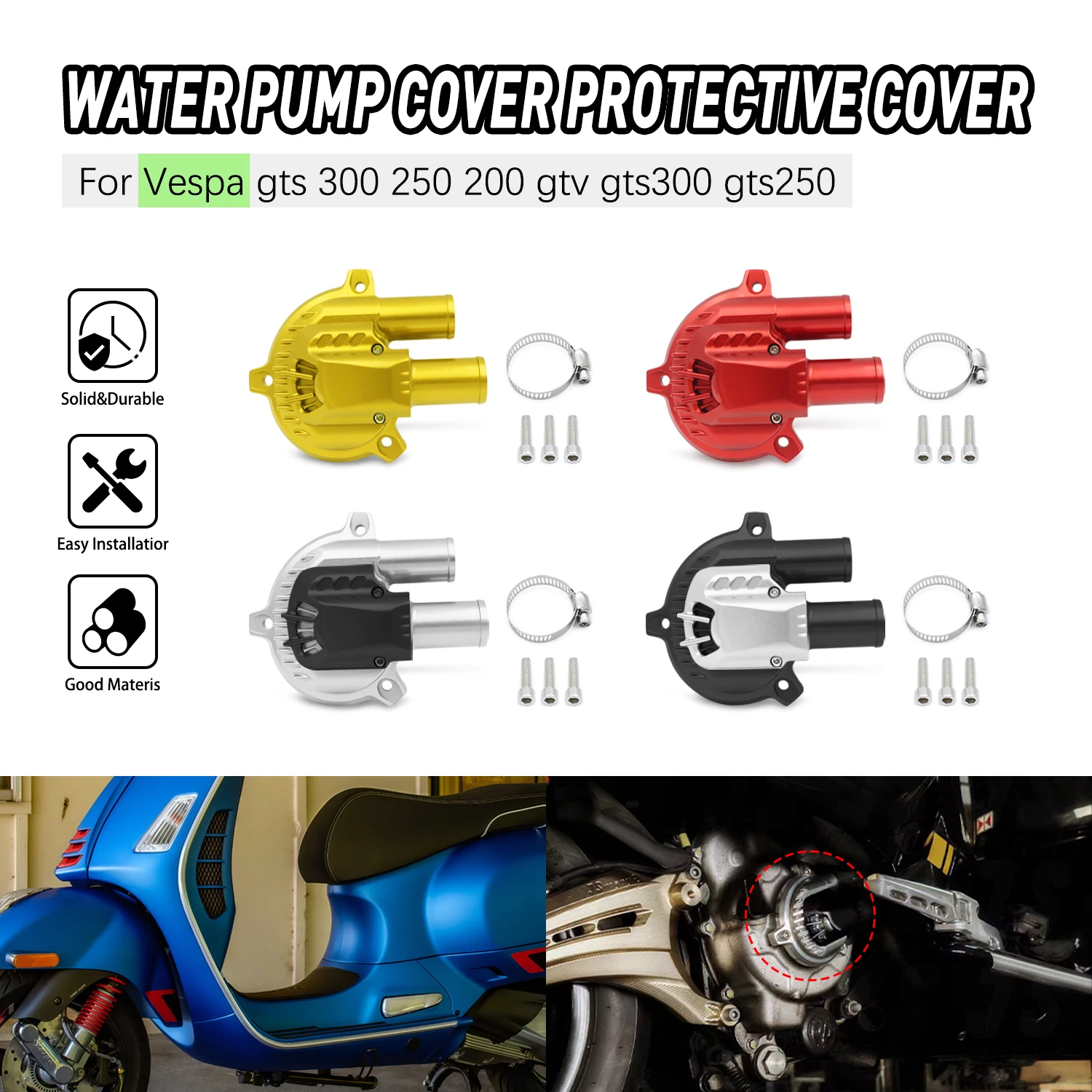 Защита крышки водяного насоса, защита радиатора для VESPA GTS 300 250 200 GTV GTS300 GTS250, аксессуары для мотоциклов
Защита крышки водяного насоса, защита радиатора для VESPA GTS 300 250 200 GTV GTS300 GTS250, аксессуары для мотоциклов