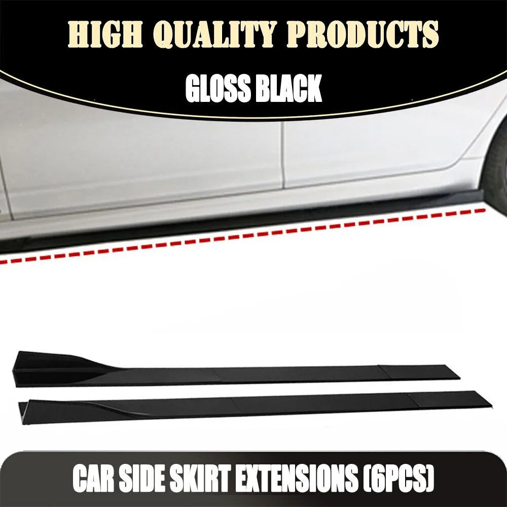 78.7" For Infiniti Q50 Q60 Q70 G25 GLOSSY BLACK EXTENSION SIDE SKIRT ROCKER United States
78.7" For Infiniti Q50 Q60 Q70 G25 GLOSSY BLACK EXTENSION SIDE SKIRT ROCKER United States