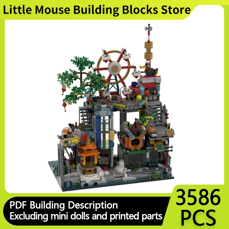 City Street View Model MOC Building Bricks Metropolis Stores Modular Technology Gifts Holiday Assemble Children Toys Suit
City Street View Model MOC Building Bricks Metropolis Stores Modular Technology Gifts Holiday Assemble Children Toys Suit