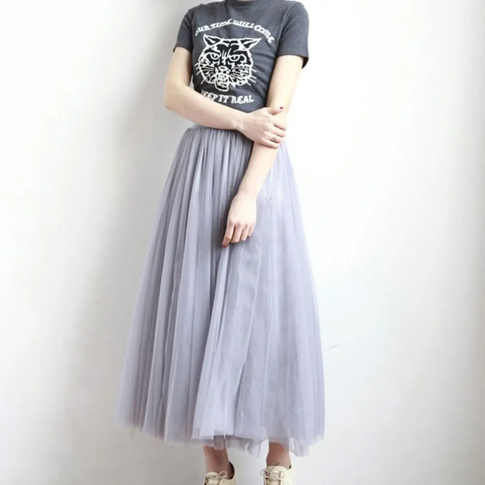 Fashion 3 Layered Mesh Tulle Skirt Elastic Waist High Waist Layered Dress Retro Pleated Skirt Party
Fashion 3 Layered Mesh Tulle Skirt Elastic Waist High Waist Layered Dress Retro Pleated Skirt Party