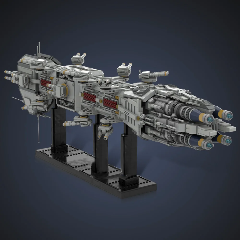 MOC NOVA Class Dreadnought from Babylon 5 Model Building Blocks Military Missile Launcher Space Battleship Brick Toys Adult Gift
MOC NOVA Class Dreadnought from Babylon 5 Model Building Blocks Military Missile Launcher Space Battleship Brick Toys Adult Gift