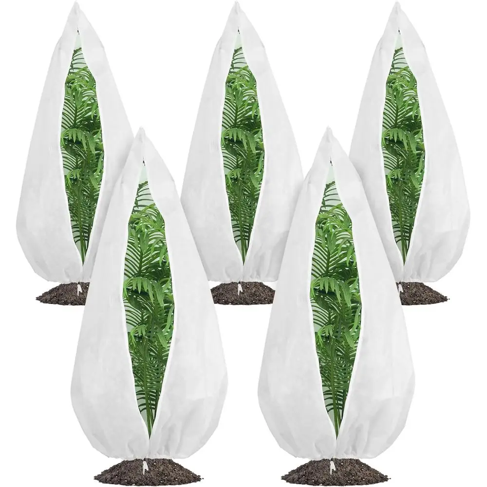 Gardzen 5-Pack Plant Covers reeze Protection, Dstring Tree Cover with Zipper, Winter reeze Plant Protection, Tree rost Blanket o
Gardzen 5-Pack Plant Covers reeze Protection, Dstring Tree Cover with Zipper, Winter reeze Plant Protection, Tree rost Blanket o
