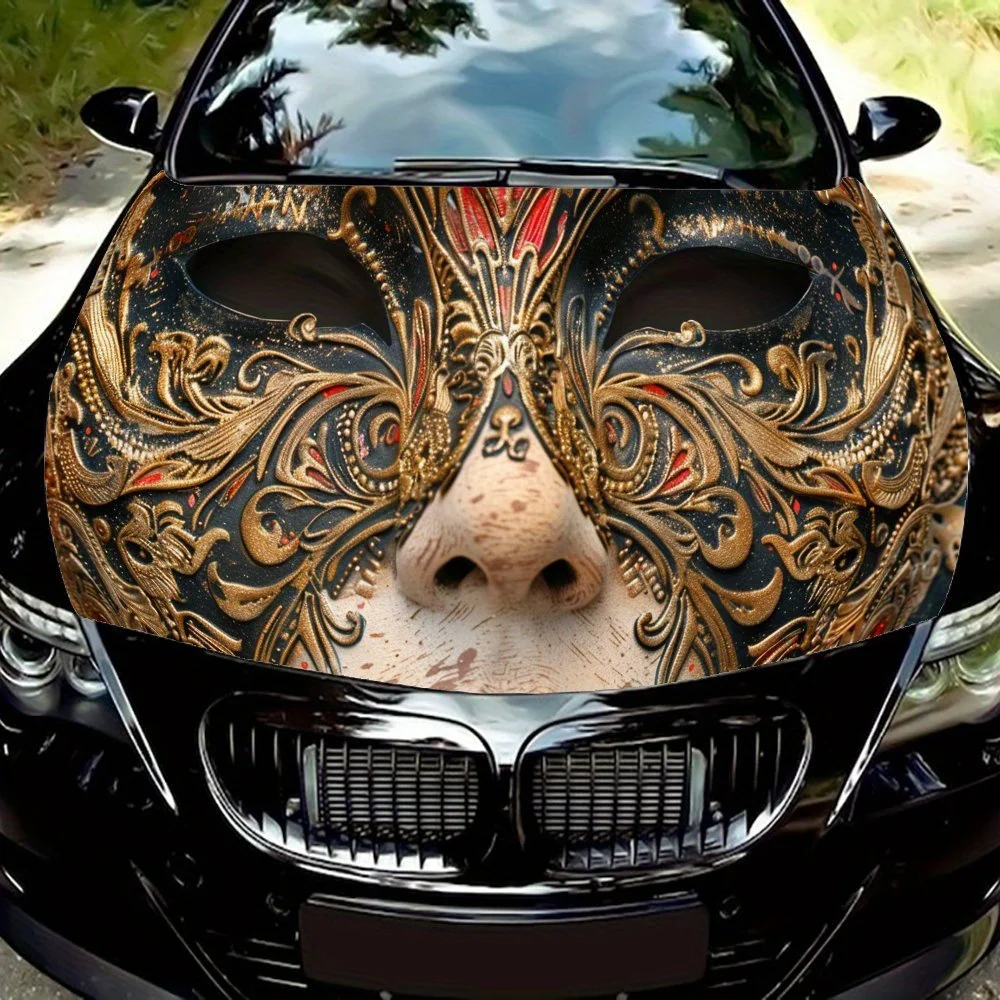 Baroque - Mask Car Hood Sticker PVC Self Waterproof Stick, Striking Auto Exterior Accessories Decor Protect Gift for Car Lover
Baroque - Mask Car Hood Sticker PVC Self Waterproof Stick, Striking Auto Exterior Accessories Decor Protect Gift for Car Lover