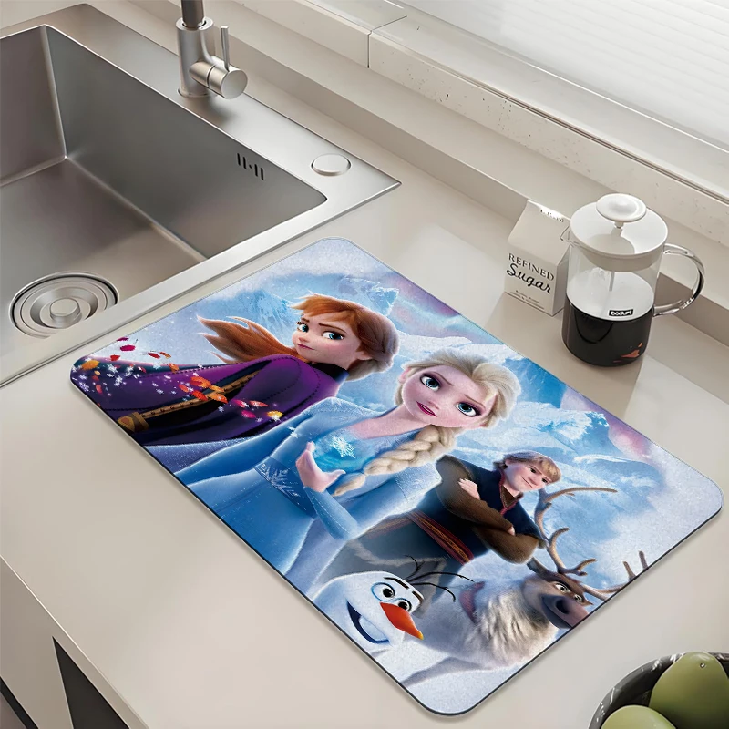 Disney Frozen Characters Kitchen Drying Mat Absorbent Anti slip Pad for Dish Sink
Disney Frozen Characters Kitchen Drying Mat Absorbent Anti slip Pad for Dish Sink