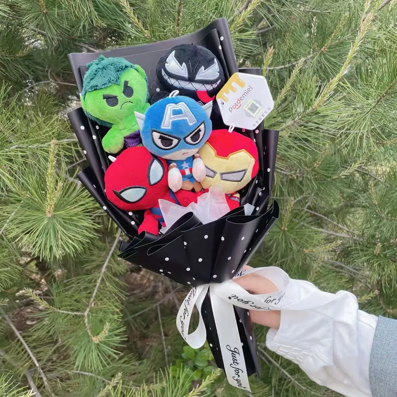 Genuine Avengers Spider-Man The Hulk Captain America Iron Man Plush Dolls Creative Bouquets Christmas Birthday Gifts
Genuine Avengers Spider-Man The Hulk Captain America Iron Man Plush Dolls Creative Bouquets Christmas Birthday Gifts