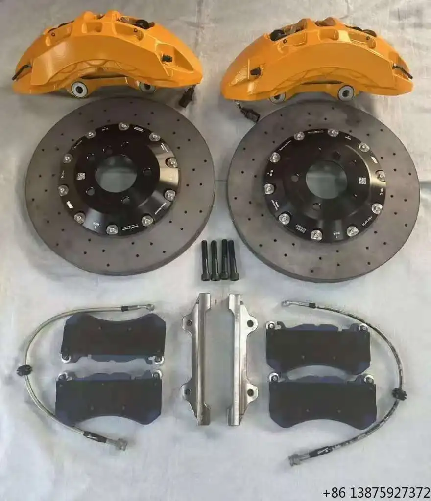 Carbon Ceramic Brake Disc 405/420/440mm Big 6 Piston Caliper Kit Retrofit/Upgrade for A6 S6 S5 S4 RS4 RS5 RS6 RS7 RSQ8 Q5 Q7 Q8
Carbon Ceramic Brake Disc 405/420/440mm Big 6 Piston Caliper Kit Retrofit/Upgrade for A6 S6 S5 S4 RS4 RS5 RS6 RS7 RSQ8 Q5 Q7 Q8