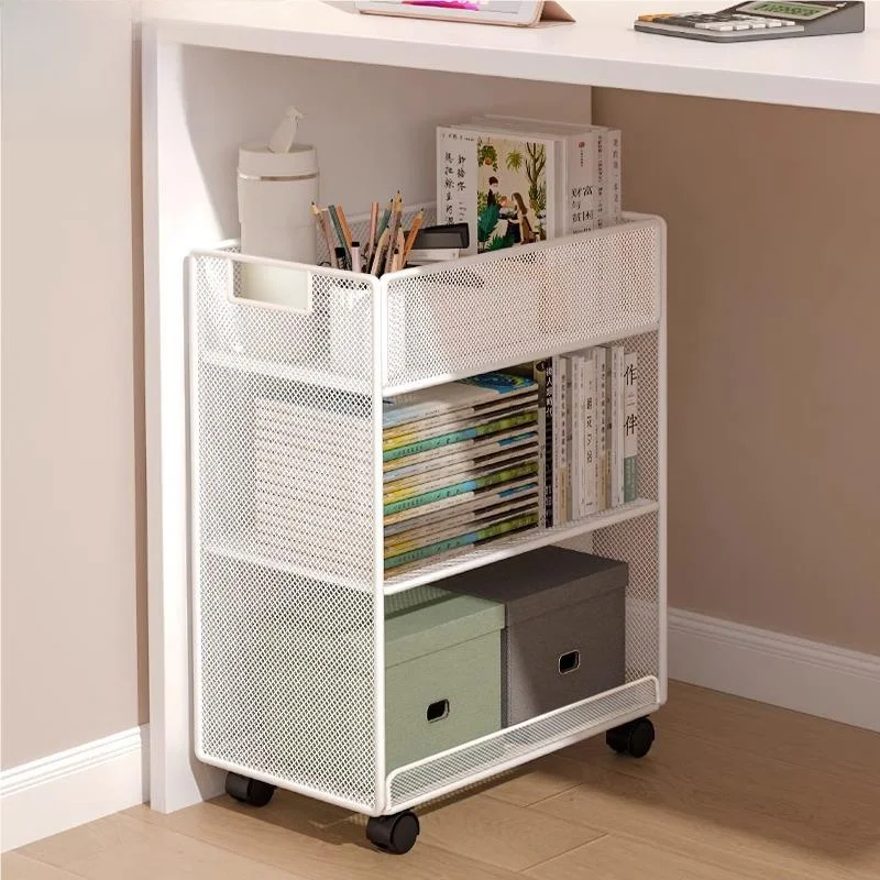 Mobile Bookshelf under Table Children's Book Storage Cabinet with Wheels Simple Home Floor Standing Bookcase Bag Organizer
Mobile Bookshelf under Table Children's Book Storage Cabinet with Wheels Simple Home Floor Standing Bookcase Bag Organizer