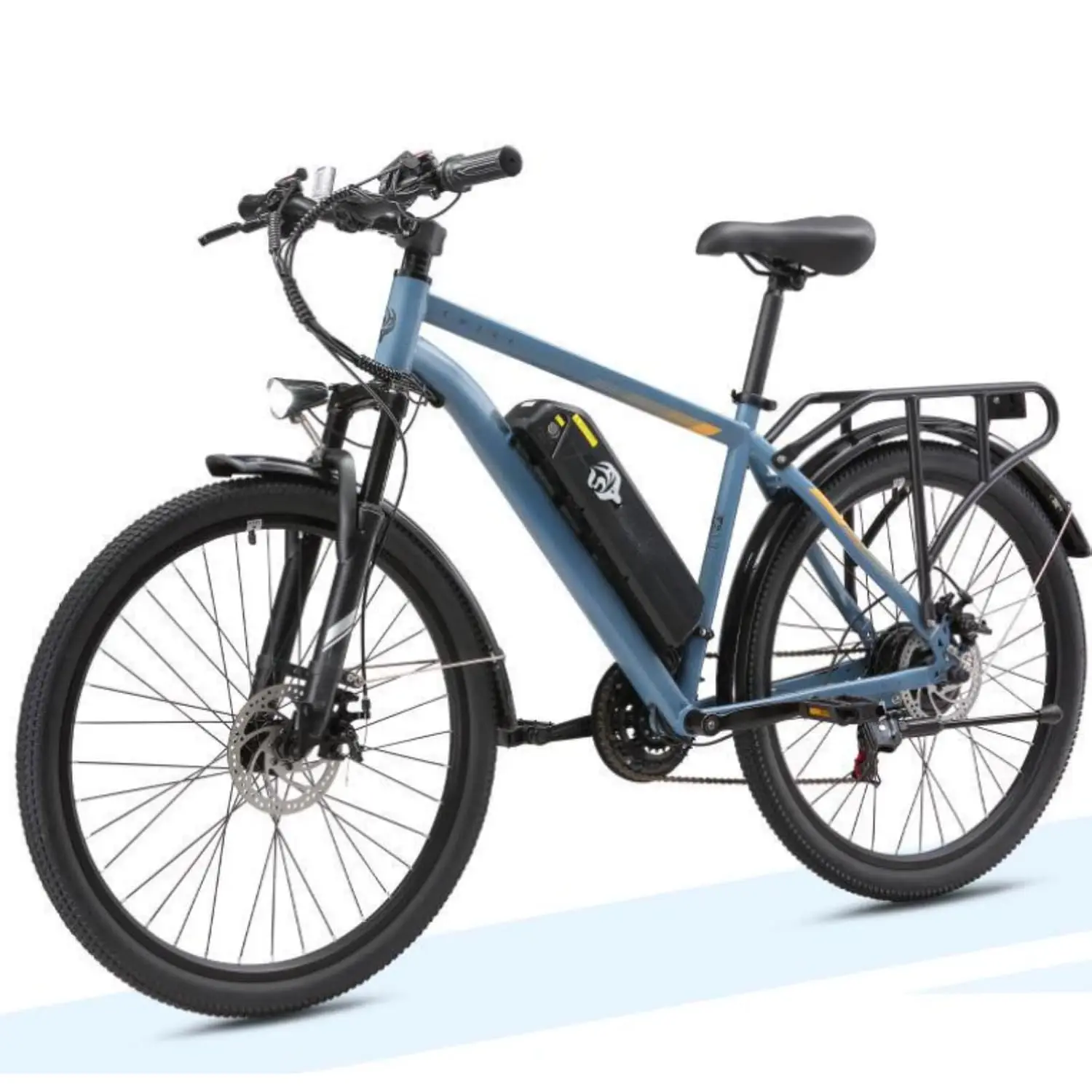 26" Electric Bike 500W 374.4WH 7-Speed 20MPH 37+ Miles Commuter E-Bike Front Suspension UL2849, Customized
26" Electric Bike 500W 374.4WH 7-Speed 20MPH 37+ Miles Commuter E-Bike Front Suspension UL2849, Customized