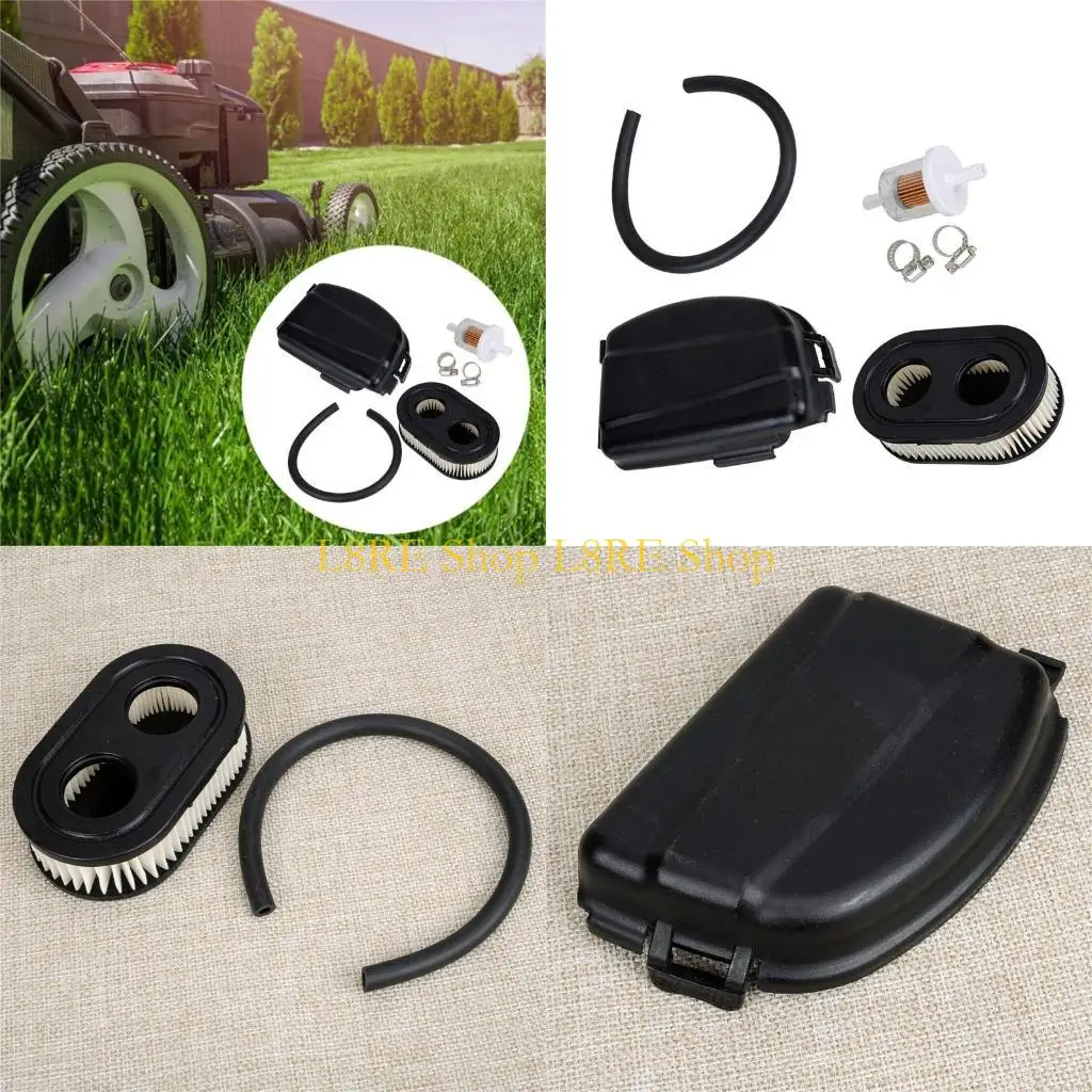 L8RE Air Filter Lawn Mower Air Cleaner Cover High Efficiency Air Filter Set Plastic Grass Cutter Filter Set for 594106 Model
L8RE Air Filter Lawn Mower Air Cleaner Cover High Efficiency Air Filter Set Plastic Grass Cutter Filter Set for 594106 Model