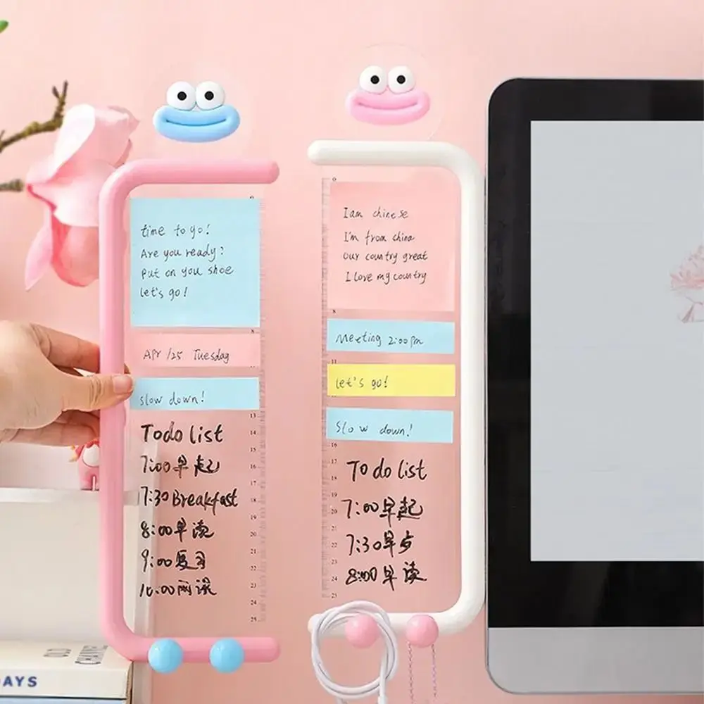 Transparent Computer Screen Message Board Multi-functional Self-adhesive Desktop Memo Notepad with Mark Pen High-appeal
Transparent Computer Screen Message Board Multi-functional Self-adhesive Desktop Memo Notepad with Mark Pen High-appeal