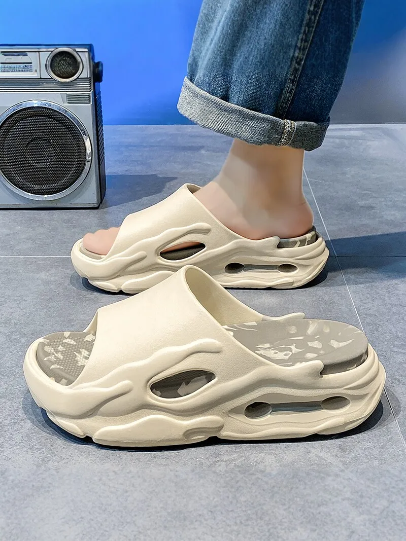 Men's Summer Sandals Trendy Thick Bottom Anti-Slip Slippers Beach Sports Casual Slip-On Shoes Comfortable EVA Flat Footwear
Men's Summer Sandals Trendy Thick Bottom Anti-Slip Slippers Beach Sports Casual Slip-On Shoes Comfortable EVA Flat Footwear
