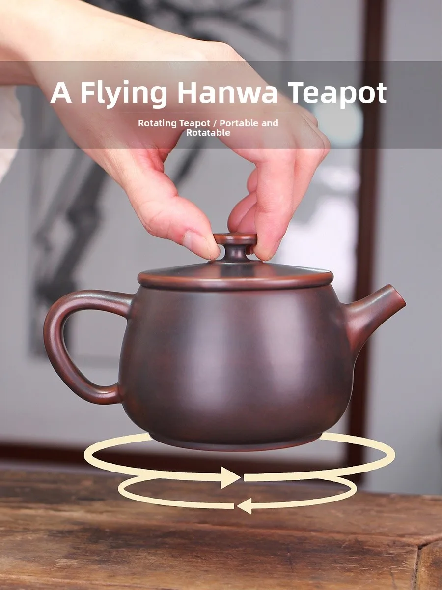 Handmade Han Tile Tea Pot Guangxi Qinzhou Ni Xing Clay Traditional Chinese Style Tea Brewing Tool Home Office Essential
Handmade Han Tile Tea Pot Guangxi Qinzhou Ni Xing Clay Traditional Chinese Style Tea Brewing Tool Home Office Essential