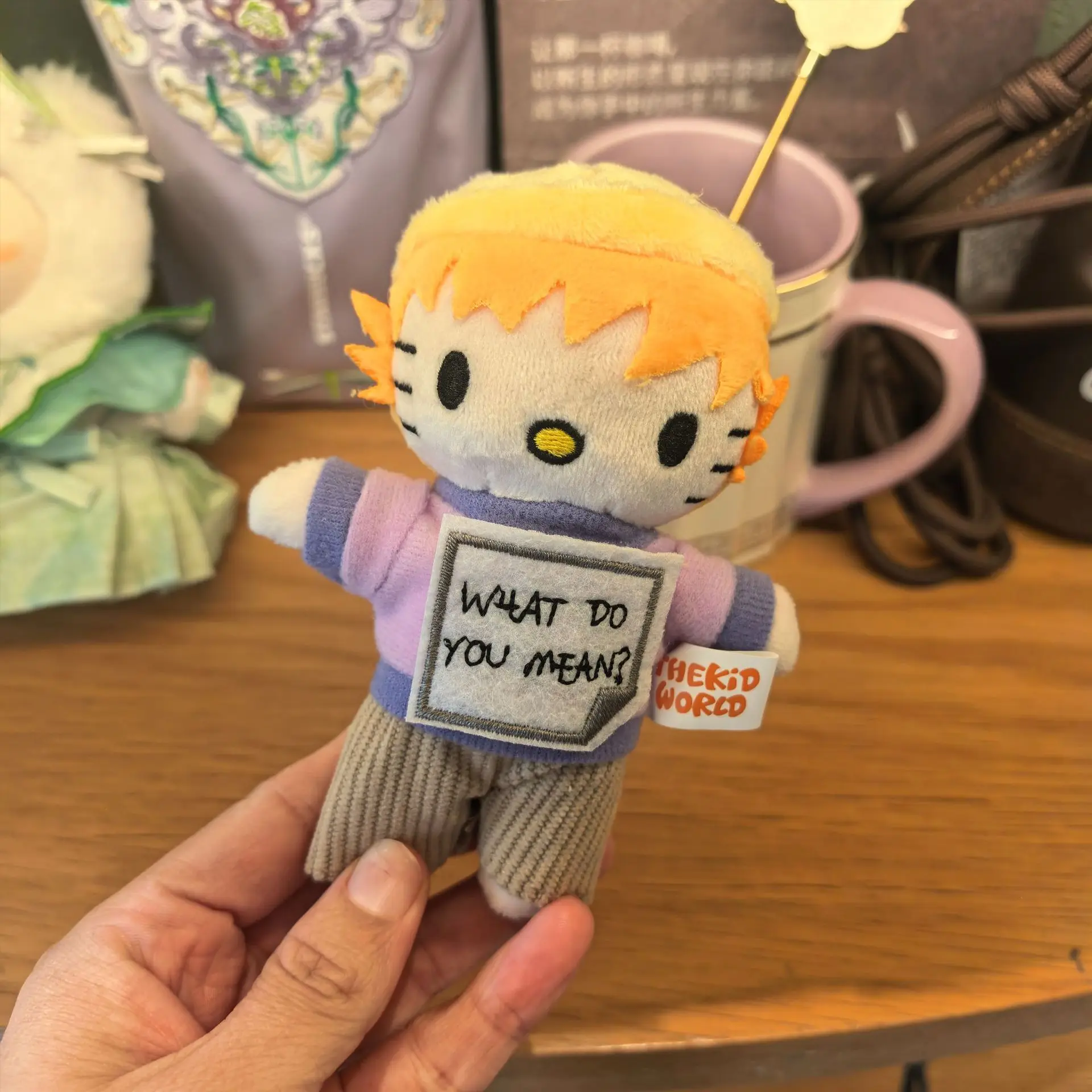 Hello Kitty Justin Baby Plush Keychain Cute Stuffed Doll Pendant Soft Toy for Bag, Backpack, Car Ornament
Hello Kitty Justin Baby Plush Keychain Cute Stuffed Doll Pendant Soft Toy for Bag, Backpack, Car Ornament