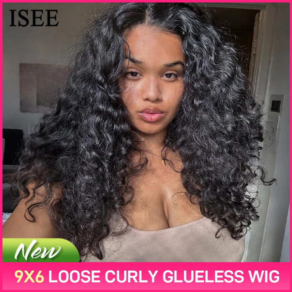 ISEE NEW IN 9X6 Loose Wave Glueless Wigs Pre Bleached Tiny Knots 100% Human Hair Wig M-Cap Glueless Loose Curly Wig 180 Density
ISEE NEW IN 9X6 Loose Wave Glueless Wigs Pre Bleached Tiny Knots 100% Human Hair Wig M-Cap Glueless Loose Curly Wig 180 Density