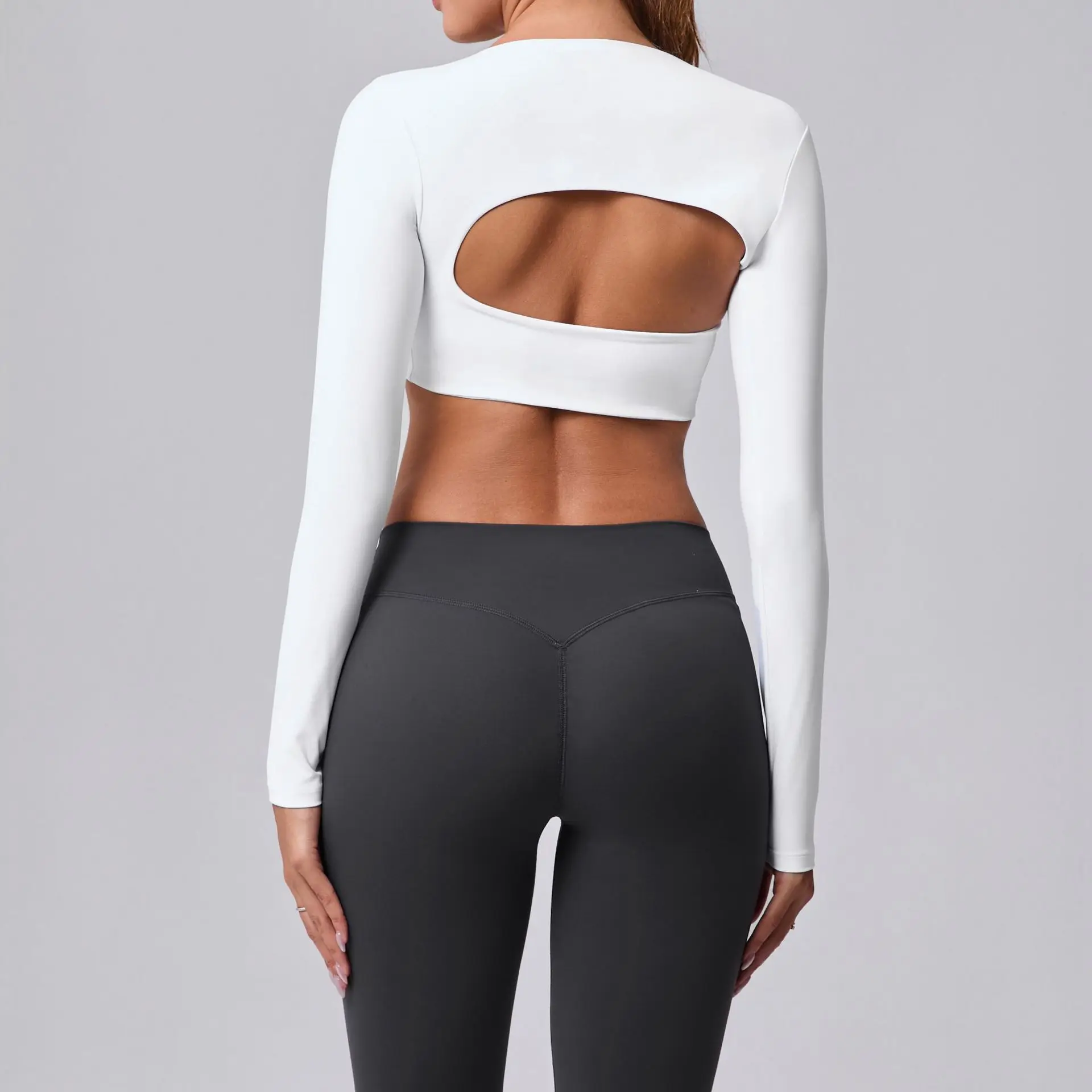 WANAYOU Fake 2pcs Women Yoga Bras Long Sleeve Sports Crop with Pads Hollow Back Gym Fitness Vest Quick Dry Workout Pilates Tops
WANAYOU Fake 2pcs Women Yoga Bras Long Sleeve Sports Crop with Pads Hollow Back Gym Fitness Vest Quick Dry Workout Pilates Tops