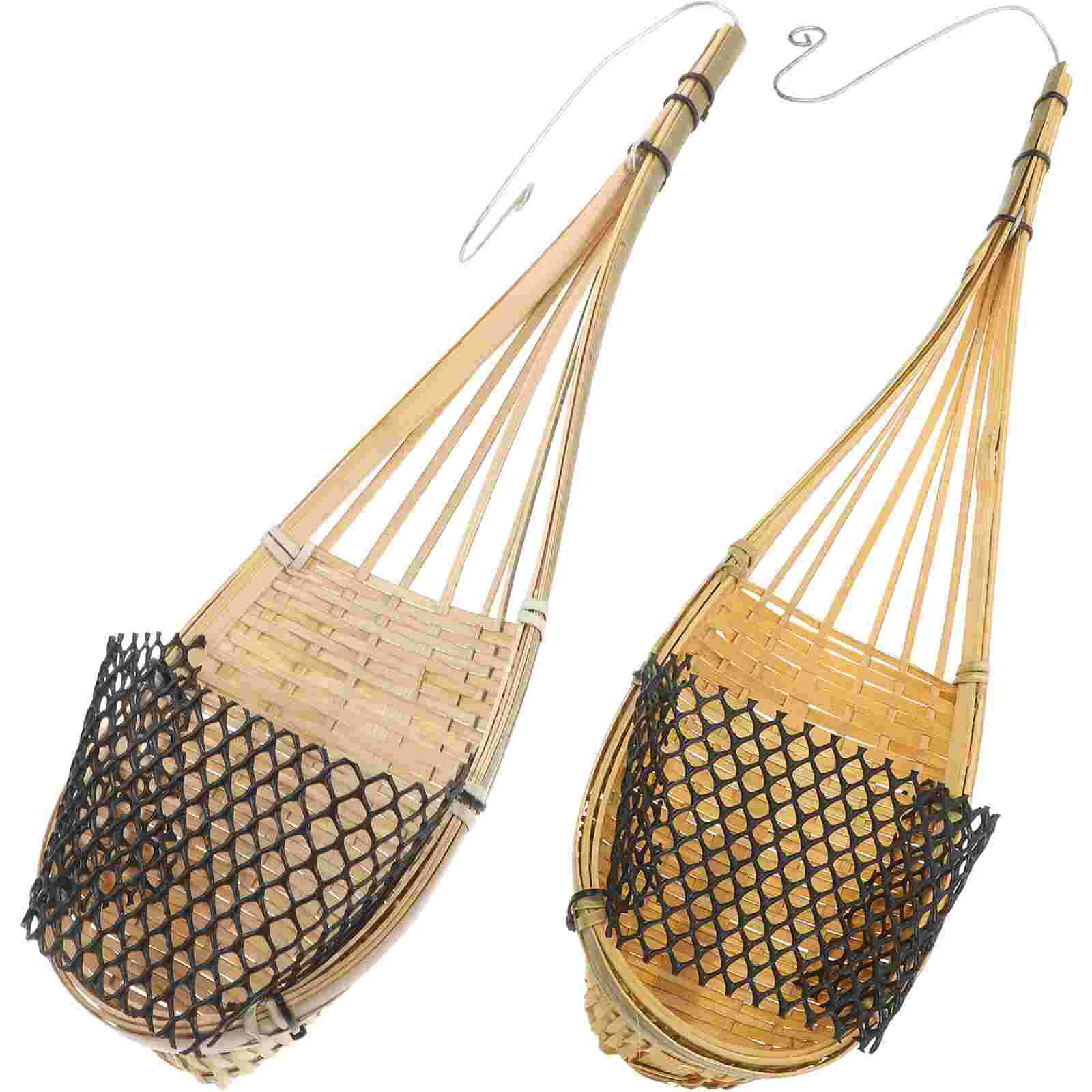 2 Pcs Bamboo Hanging Basket Orchid Pot Wall Planter Small Planters Holder Air Flower
2 Pcs Bamboo Hanging Basket Orchid Pot Wall Planter Small Planters Holder Air Flower