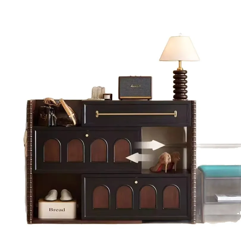 Французский ретро домашний шкаф для обуви из цельного дерева, антикварный домашний встроенный настенный шкафчик, креативный телескопический шкаф для обуви
Французский ретро домашний шкаф для обуви из цельного дерева, антикварный домашний встроенный настенный шкафчик, креативный телескопический шкаф для обуви