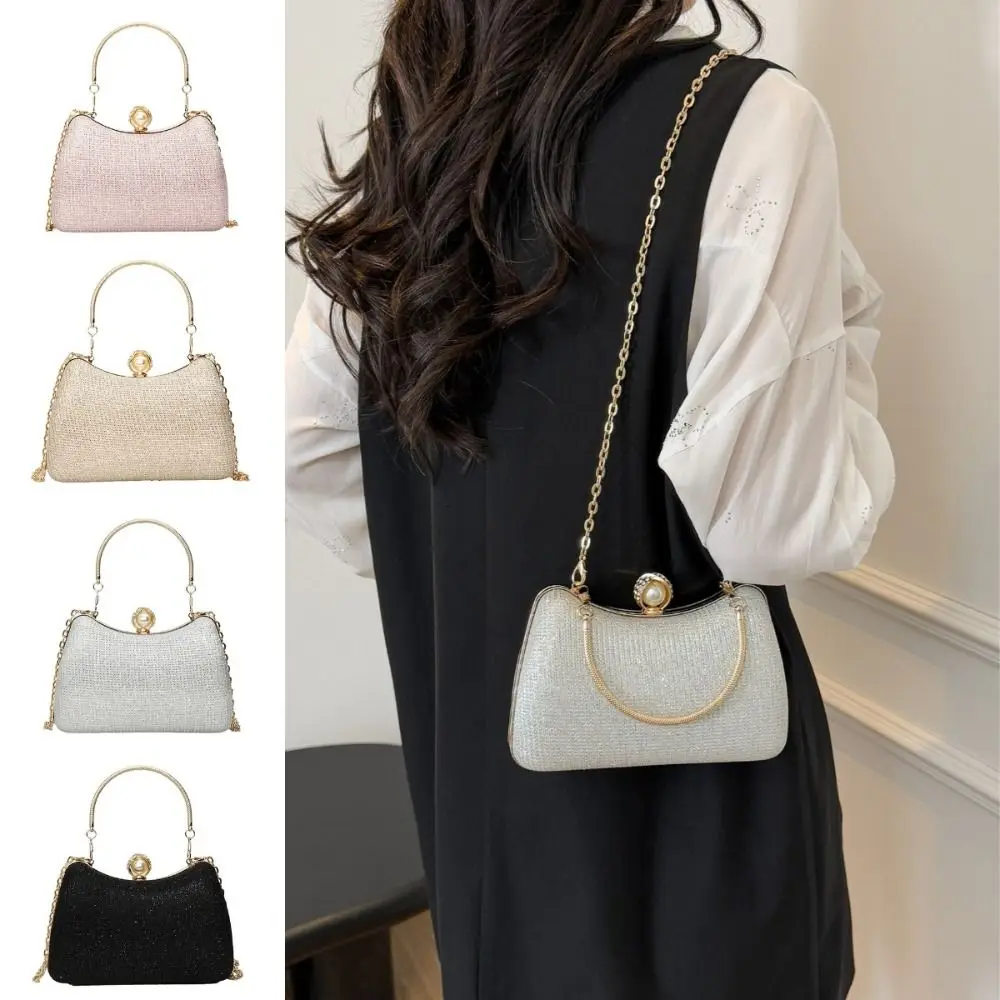 Elegant Evening Banquet Bag Metal Top Handle Snap Closure Box Shoulder Bag Phone Pouch Large Capacity Ladies Clutch Bag Ladies
Elegant Evening Banquet Bag Metal Top Handle Snap Closure Box Shoulder Bag Phone Pouch Large Capacity Ladies Clutch Bag Ladies
