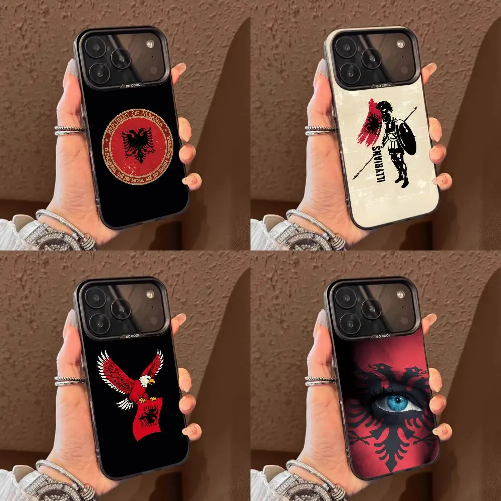Illyrian Albania Flag Logo Eagle Phone Case For iPhone 17,16,15,14,13,12,11,Pro,Max,Plus,E,Air,Mini Black Tpu Cover
Illyrian Albania Flag Logo Eagle Phone Case For iPhone 17,16,15,14,13,12,11,Pro,Max,Plus,E,Air,Mini Black Tpu Cover