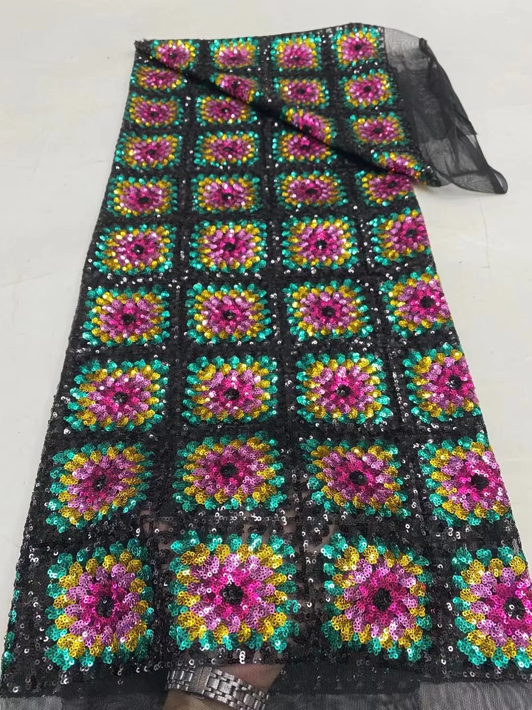 African Nigerian Guipure Embroidered Tulle Lace Fabric, Party Gown,Sequins Wedding Dress, High Quality,5Yard, Beads Stone DP0240
African Nigerian Guipure Embroidered Tulle Lace Fabric, Party Gown,Sequins Wedding Dress, High Quality,5Yard, Beads Stone DP0240